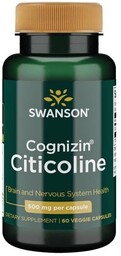 Suplement diety, Swanson, Cognizin Citicoline 500 mg, 60