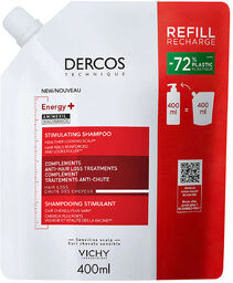 Vichy Dercos Energy+, szampon wzmacniający włosy, zapas, 400