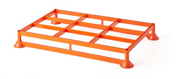 Paleta stalowa ATTACH, 1200x800x152 mm, wzmocniona, obciążenie 500