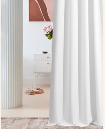 ZASŁONA ZACIEMNIAJĄCA LAUREL - BIAŁA 180x250 PRZELOTKA