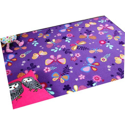 Dywan Dziecięcy Papillon Fioletowy motylki 300X300