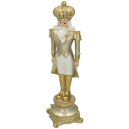 Figurka Dziadek do orzechów 42cm gold, 15 x