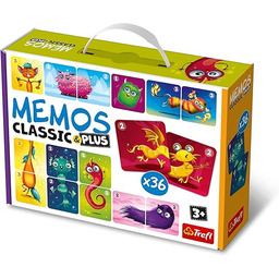 Trefl - Memos Classic & Plus, Cute Monsters