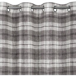 EUROFIRANY Zasłona Kelli 140 x 250 cm Szaro-biały