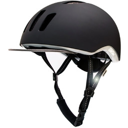 Kask Rowerowy Damsko-Męski Matowoczarny Rozmiar 53-59Cm Certyfikat En1079