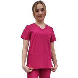 Bluza medyczna amarant casual premium roz. L