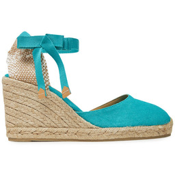 Espadryle Castañer Carina/8/002 021642 Turkusowy