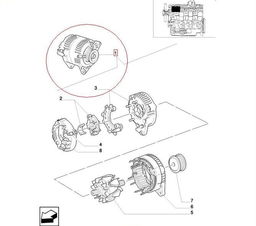 ALTERNATOR NEW HOLLAND 100A 82010243