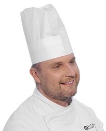 Czapka kucharska - zestaw 10 szt.
