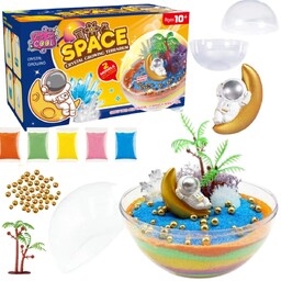 Zestaw Naukowy Edukacyjny Hodowla Kryształów Led Kosmonauta Terrarium