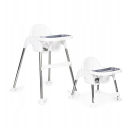 Krzesełko Fotelik Do Karmienia 2W1 Tacka Pasy Ecotoys