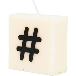 PD-Party 7040040 Scrabble Litera Świeca Impreza Dekoracje Ambience