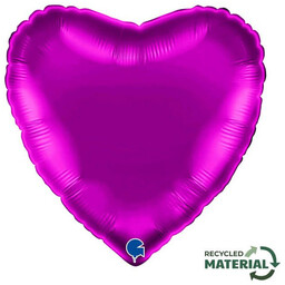 Balon foliowy serce Purple - 14" - 1