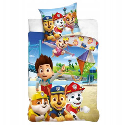 Pościel Psi Patrol Paw Patrol 150x210 50x60 Bawełniana