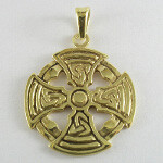 Krzyż Celtycki 3 - pozłacany