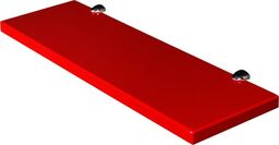 Półka łazienkowa czerwona 50cm FOKUS