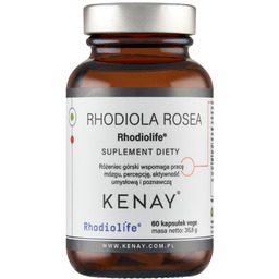 Kenay Rhodiola Rosea Rhodiolife Różeniec górski 60 kapsułek