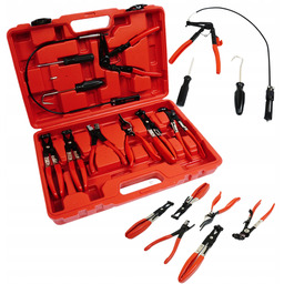 Szczypce Do Opasek Zaciskowych Zestaw Walizka 9 Elementów