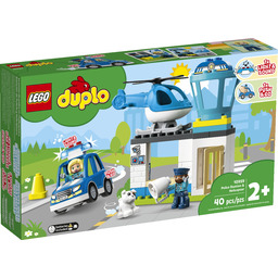 Lego Duplo Posterunek policji i helikopter 10959