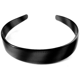 Donegal Opaska do włosów szeroka Czarna 9918