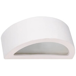 Lumes Biały ceramiczny minimalistyczny kinkiet H2-F14