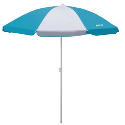 NILS CAMP Parasol plażowy NC7813 180 cm Turkusowo-biały