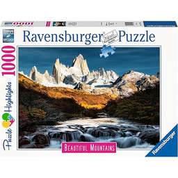 Puzzle 2D 1000 elementów: Góry Tęczowe