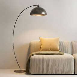 Lampa łukowa - lampa stojąca Jonera Lindby, aluminiowy