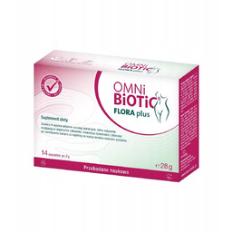 Suplement diety, OMNi-BiOTiC  FLORA plus 14 sasz.*2g