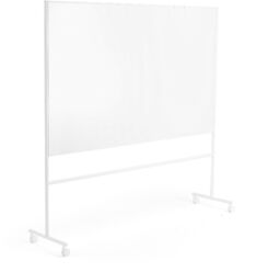 Mobilna tablica suchościeralna EMMA, dwustronna, 2000x1200 mm, rama