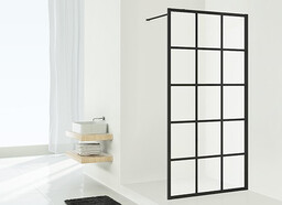 KERMI XDWW1090203PK Kermi Walk-In Dark Edition 900x2000 przezroczyste