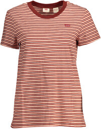 T-SHIRT LEVIS Z KRÓTKIM RĘKAWEM DAMSKI CZERWONY