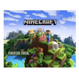 PUZZLE MINECRAFT GRA A3 252 el z Nadrukiem