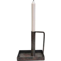 Trademark Living - Żeliwny świecznik Vintage