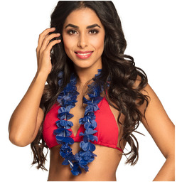 Hawajski naszyjnik Ohana niebieski