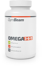 GymBeam Omega 3-6-9 bez smaku