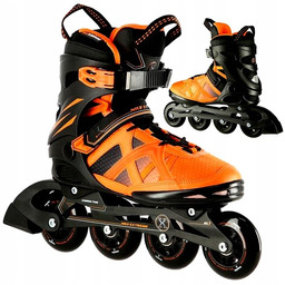 Rolki Łyżworolki Kauczukowe Nils Rozmiar 41 Czarne Męskie