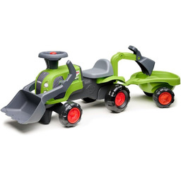 FALK Traktorek Jeździk Baby Claas z Koparką Łyżką