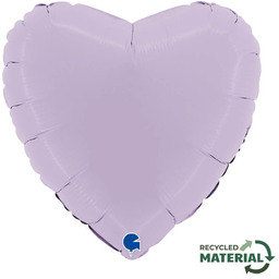 Balon foliowy serce matowy liliowy - 14" -