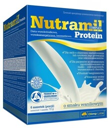 Olimp Nutramil Complex Protein o smaku waniliowym x6