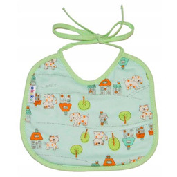 AKUKU Śliniak wiązany mały miętowy, 1szt. A1640