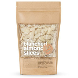 GymBeam Płatki migdałowe blanszowane 200 g