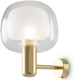 Maytoni Lampa ścienna Vision MOD411WL-01G minimalistyczna złota