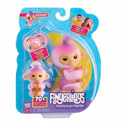 Małpka Fingerlings Harmony różowa.