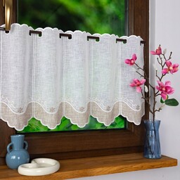 Zazdrostka, Haftowana Beżowy Wzór, Imitacja LNU-170 cm szer
