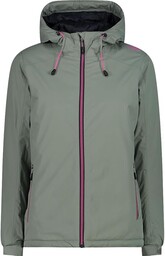 CMP, Kurtka Fix Hood, 33Z1636, jasnozielona, D34, damska