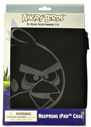 Angry Birds Miękkie etui na iPada (czarne)