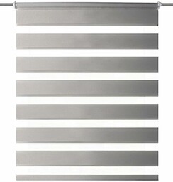 Home Fashion Roleta z łańcuszkiem zebra, tkanina, szara,
