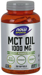 NOW MCT Oil 1000mg 150caps