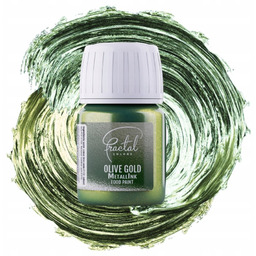 Barwnik spożywczy w płynie zielony metaliczny farbka fractal